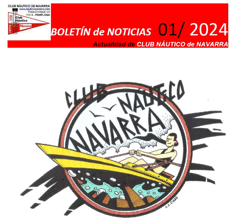 Bolet&iacute;n Noticias Club N&aacute;utico de Navarra 01/2024